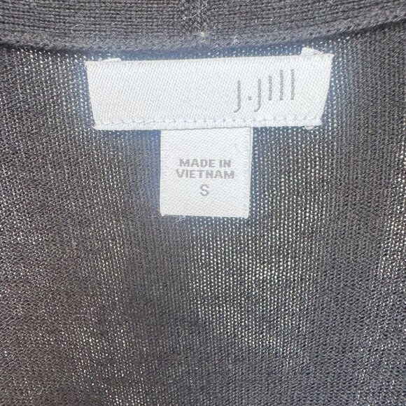 J. Jill Long Sleeve V-Neck Cotton Blend 3 Button Up Cardigan Sweater Size S - Picture 3 of 8